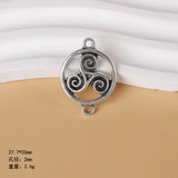 Vintage style Celtic knot pendant, six-pointed star cross pendant, DIY necklace, personalised minimalist jewellery accessories