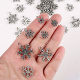 DIY jewelry accessories, vintage alloy jewelry, antique silver jewelry, Santa Claus, snowflakes, Christmas tree pendant ornaments.