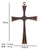 1pc zinc alloy cross pendant necklace, item number A18103.