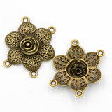 10pc Ethnic bronze style, literary and retro style, handmade DIY jewelry connecting accessories