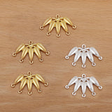 20pc DIY Accessories Porous Alloy Leaf Leaf Drip Oil Pendant (14405)