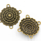 10pc Ethnic bronze style, literary and retro style, handmade DIY jewelry connecting accessories
