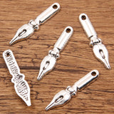 19 cross-border creative DIY alloy jewellery gadgets school supplies charm schoolbag ruler stationery pendant
