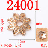 50PC DIY Bracelet Bracelet with Separable Beads, Flower Pieces, Flower Tray, Alloy Accessories