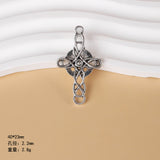 Vintage style Celtic knot pendant, six-pointed star cross pendant, DIY necklace, personalised minimalist jewellery accessories