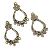 10pc Ethnic bronze style, literary and retro style, handmade DIY jewelry connecting accessories