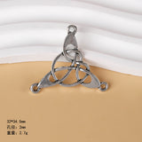 Vintage style Celtic knot pendant, six-pointed star cross pendant, DIY necklace, personalised minimalist jewellery accessories