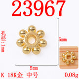 50PC DIY Bracelet Bracelet with Separable Beads, Flower Pieces, Flower Tray, Alloy Accessories