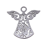 2pcs 58x56mm 4 Colors Kc Gold Color Angels Watching Over Me Charms For DIY Jewelry Making