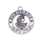 2pcs 40x35mm Antique Bronze Color Antique Silver Color Antique Gold Color Ancient Egypt Series Hurghada Souvenir Charms