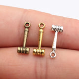 20pcs 18x6.6x3.6mm 3 Colors Antique Bronze Color Antique Silver Color Antique Gold Color Judge'S Gavel Charms
