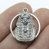 4pcs 26x23mm Ancient Egyptian Double Sided Egyptian Pharaoh Charms For DIY Jewelry Making