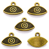 20pcs 5 colors Devil's Eye Charms Zinc alloy Pendant for Necklace earring Pendant DIY Handmade Jewelry 14*13mm I242