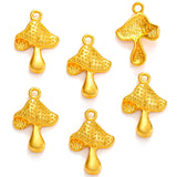 20pcs 4 Color  Alloy mushrooms CharmsFor Earring necklace Pendants DIY Handmade Jewelry Accessories Making 20*14mm K38