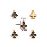 20pcs Creative black/white Ace Poker Charms for Necklaces Earrings Bracelets Pendants DIY Jewelry Making Accessories Handmade