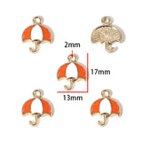 10PCS Alloy Drip-Style Hot Air Balloon Pendants DIY Necklace Earrings Jewelry Accessories Keychains Bag Charms Jewelry Making