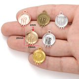 20pcs 6 color 20*15mm alloy Dining plate Charm For Necklace Key Chain Pendant DIY Jewelry Crafts Making Accessories J412