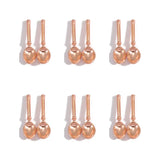 50pcs 6 Colors Mini tableware Spoon fork Dining knife Charms DIY Clothing luggage accessories Jewelry Making 21*3mm J511