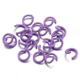 100pcs Multi-colors Mixed Open Rings DIY Multifunction Jewelry Making Findings 1.2X8mm V164
