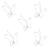 20pcs 6 Colors butterfly Charms For Bracelets Necklace Pendant DIY Handmade Jewelry Making accessories 20*19mm D2139