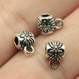 20 cuentas de 8 x 5 x 5 mm, 2 colores, para hacer joyas hechas a mano.