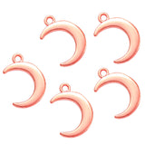 20pcs 5 colors alloy moon Charm For DIY Necklace Bracelet Earrings Pendant Jewelry Crafts Making Accessories L633