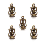 10pcs 5 colors lamp Charms Pendants For Necklace Bracelet Jewelry Making DIY Handmade 20*10mm J409