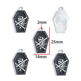 10Pcs Dark Gothic Series Jewelry Accessories Alloy Pendants for DIY Necklaces Earrings Charms Jewelry Materials W626