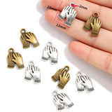 20pcs Antique Silver color gloves Charms Pendants for Necklace DIY Jewelry Making Finding Accessories 18*13mm N120