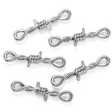 10pcs 3 styles 3D Thorns Metal Connectors Pendant Gothic Necklace Bracelet DIY Thorns Charms Jewelry Handicraft Making B200