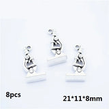 8pcs-25pcs Antique Silver color Medical tools Charms Metal Pendants Jewelry Making Accessories U052