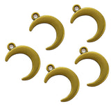 20pcs 5 colors alloy moon Charm For DIY Necklace Bracelet Earrings Pendant Jewelry Crafts Making Accessories L633
