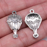 10pcs 29x17mm 2 Colors Antique Bronze Color Antique Silver Color Hot Air Balloon Charms For DIY Jewelry Making