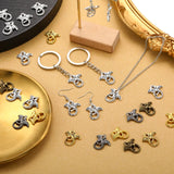 10Pcs  Alloy Flying Dragon charm For Bracelets Necklaces Key buckle Pendant Diy Jewelry Making 21*22mm D818