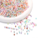 200pcs 4mm Glass Cat Eye Beads Multicolor Loose Spacer Beads for Jewelry Making DIY Cute Bracelets Necklace Crafts Supplies Z8