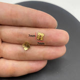 20-40pcs KC Alloy Flower Holder Partition Bead Cap Bead Holder Cap DIY Step Shaking Hairpin Hairpin Crown Accessories V149