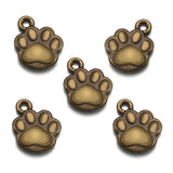 20pcs 6 Colors Dog footprints Charms For Bracelets Necklace Pendant DIY Handmade Jewelry Making accessories 10*12mm D9347