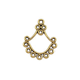 20pcs 24x18mm 2 Colors Earring Connector Pendant For DIY Jewelry Making Handmade Jewelry Craft Findings