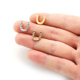 25pcs horse's hoof Charms Pendant For Metal Alloy Jewelry DIY Marking 13*11mm D9321