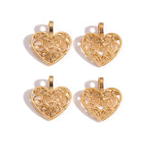 25pcs 5 Color Antique Silver color Heart Charms Pendant For Jewelry Making Diy Bracelet Necklace 18*14mm A83