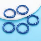20/25/30/35/41mm Multi-colors Mixed Spray painting Alloy Keychain DIY Jewelry Making Findings V161