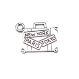 10pcs 13x17mm 2 Colors Antique Bronze Color Antique Silver Color Trunk Charms For DIY Jewelry Making