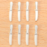 50pcs 4 Colors Mini tableware Spoon fork Dining knife Charms DIY Clothing luggage accessories Jewelry Making 19*5mm J492