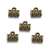 30 pcs 7 color Zinc Alloy Bead DIY big hole metal connector Beads Fits Charm Bracelets Necklaces Pendants making 4*7mm R229