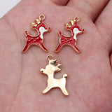 10pcs 21x14mm 6 Colors Deer Charms For DIY Jewelry Making