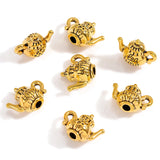10pcs 6 colors teapot Charms For Necklace keychainl Alloy Pendant DIY Jewelry Marking 16*13mm J164
