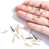 50pcs Screw-Style Alloy Charms 16*5mm Earrings Bracelets Bag Charms for DIY Handmade Jewelry Making Accessories J522