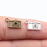 10pcs 10x15mm 2 Colors Antique Bronze Color Antique Silver Color Camera Charms For DIY Jewelry Making