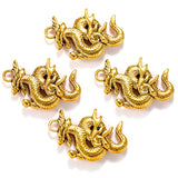 5pcs 5 Color Dragon Charm for Necklace Keyring jewelry Pendant  DIY Handmade Crafts accessories 30*21mm D815