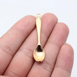10pcs 54x11mm 5 Colors Spoon Charms Table Spoon Charms For DIY Jewelry Making